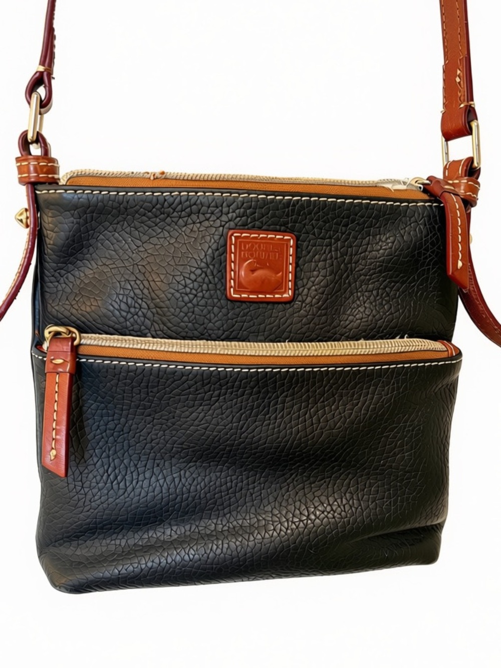 Dooney & Bourke Letter Carrier Pebbled Leather Crossbody Bag J8524588 Dillen
